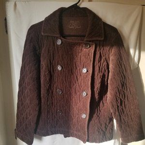 Charter Club quilt stitched Jacket